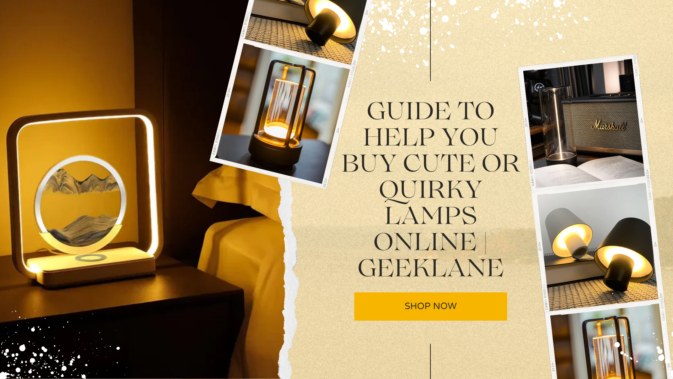 Guide to help you buy cute or quirky lamps online | Geeklane