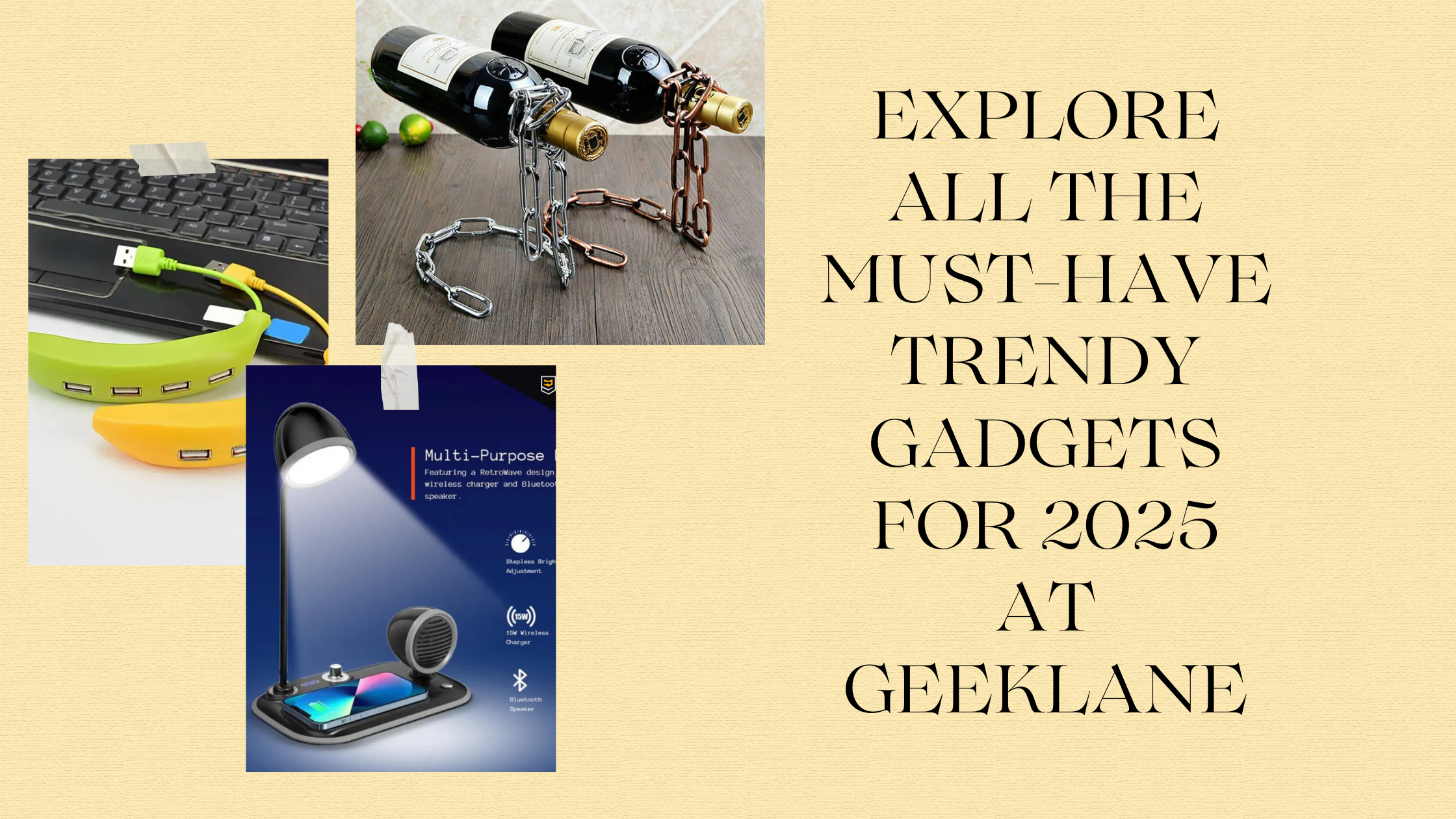 Explore all the must-have trendy gadgets for 2025 at Geeklane