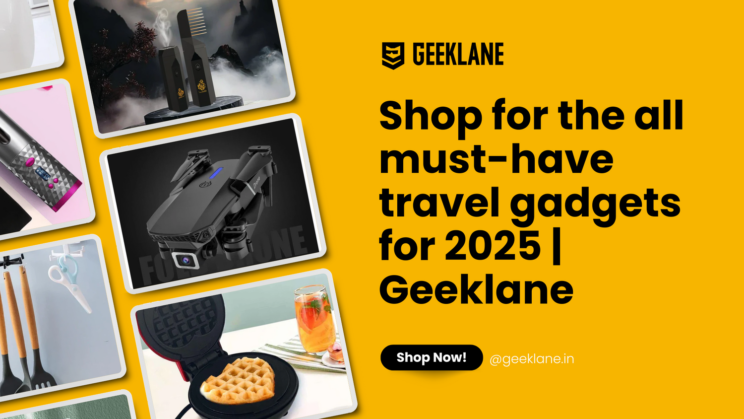 Shop for the all must-have travel gadgets for 2025 | Geeklane