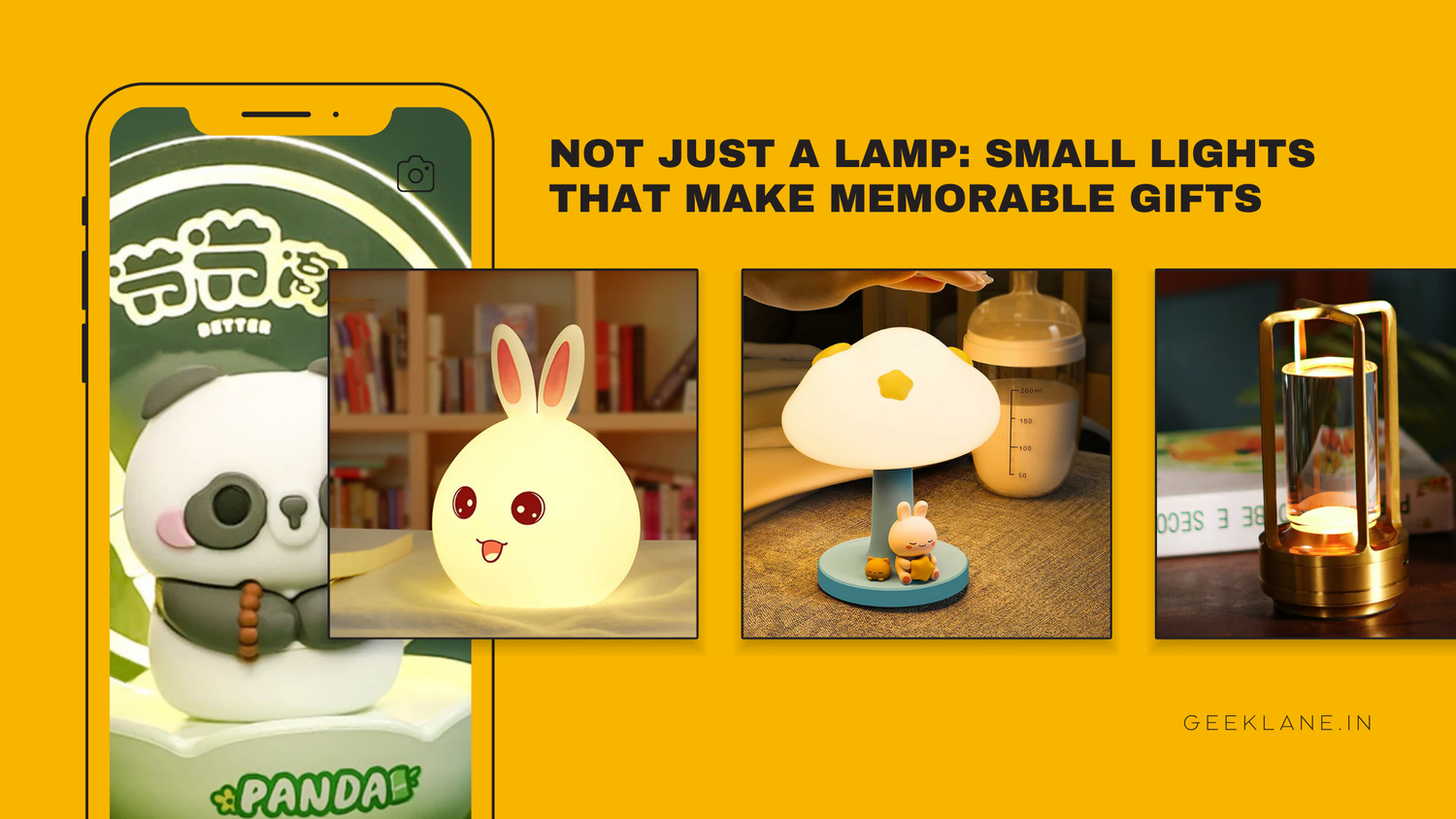 Not just a lamp: Small lights that make memorable gifts