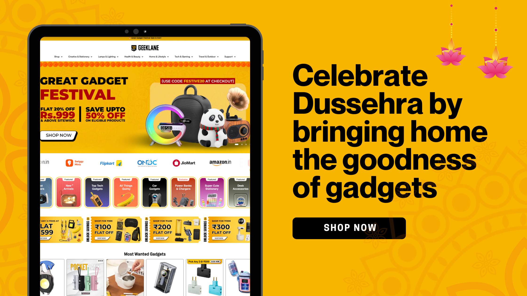 Celebrate Dussehra by bringing home the goodness of gadgets