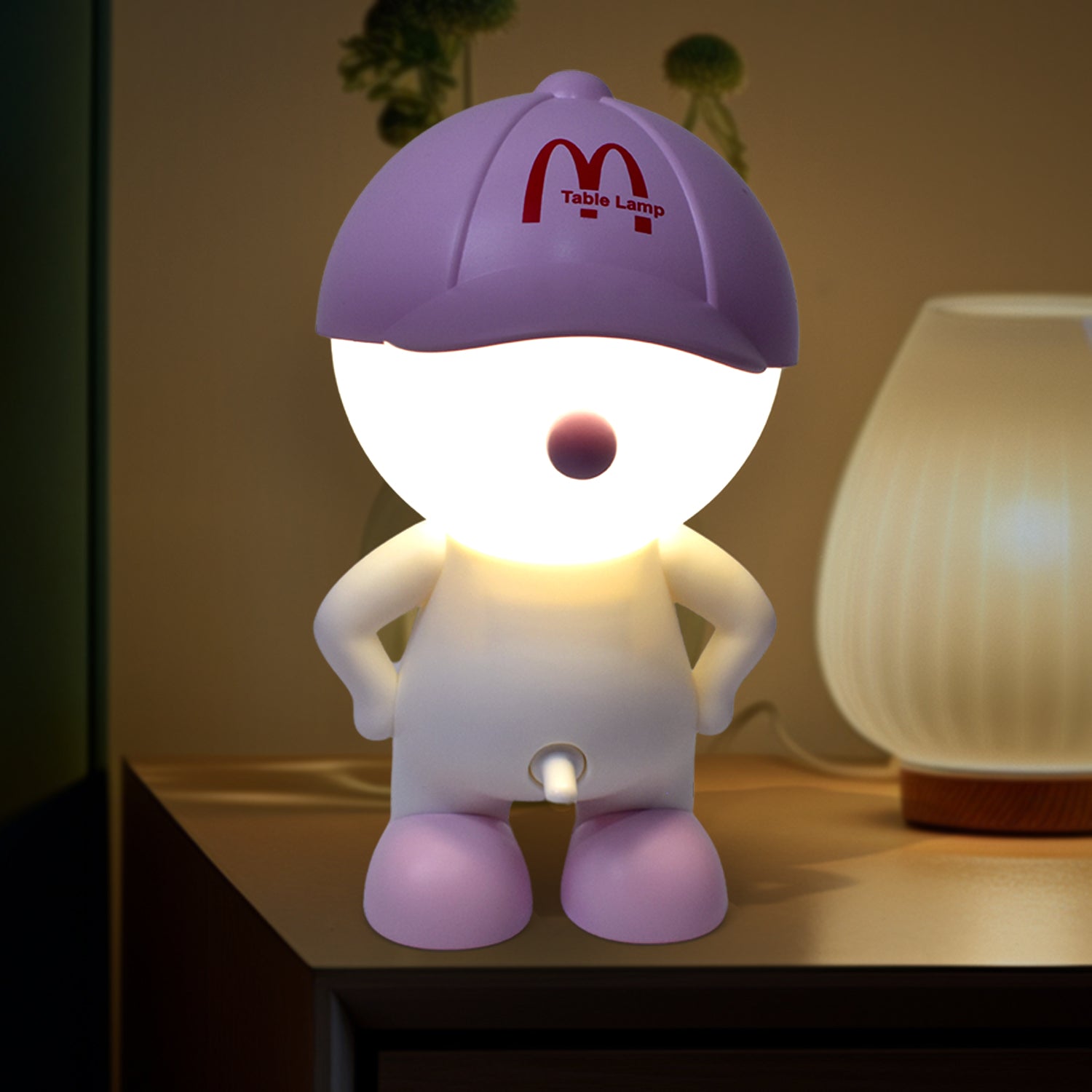 PP: Funny Cartoon LED Lamp with Type-C Charging & Adorable Design – Perfect Friendship & Long-Distance Gift