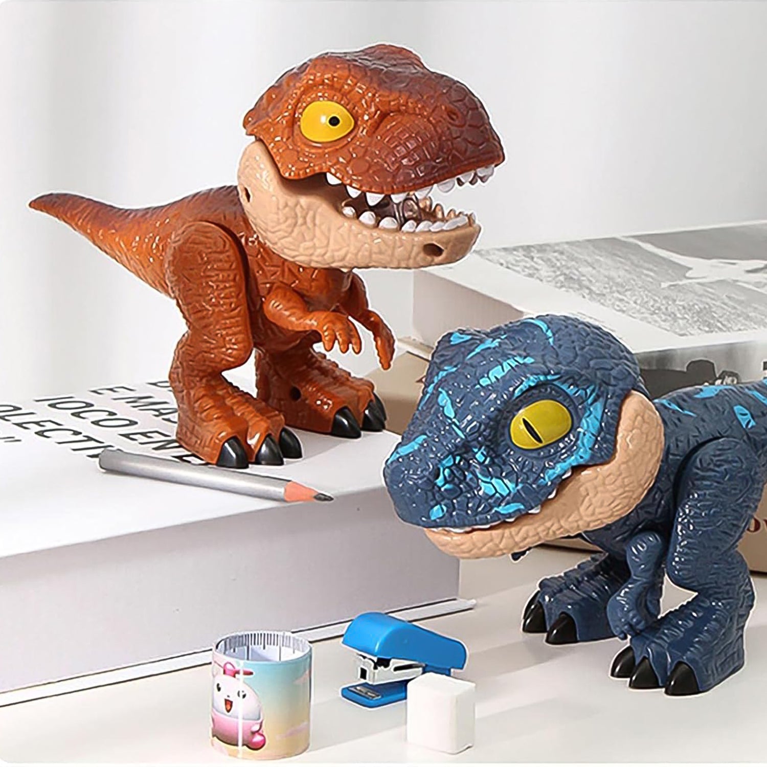 DinoKit: Unique 5-in-1 Dinosaur Stationery Set with Pencil Case & Writing Essentials – Fun School Supplies & Perfect Gift for Kids