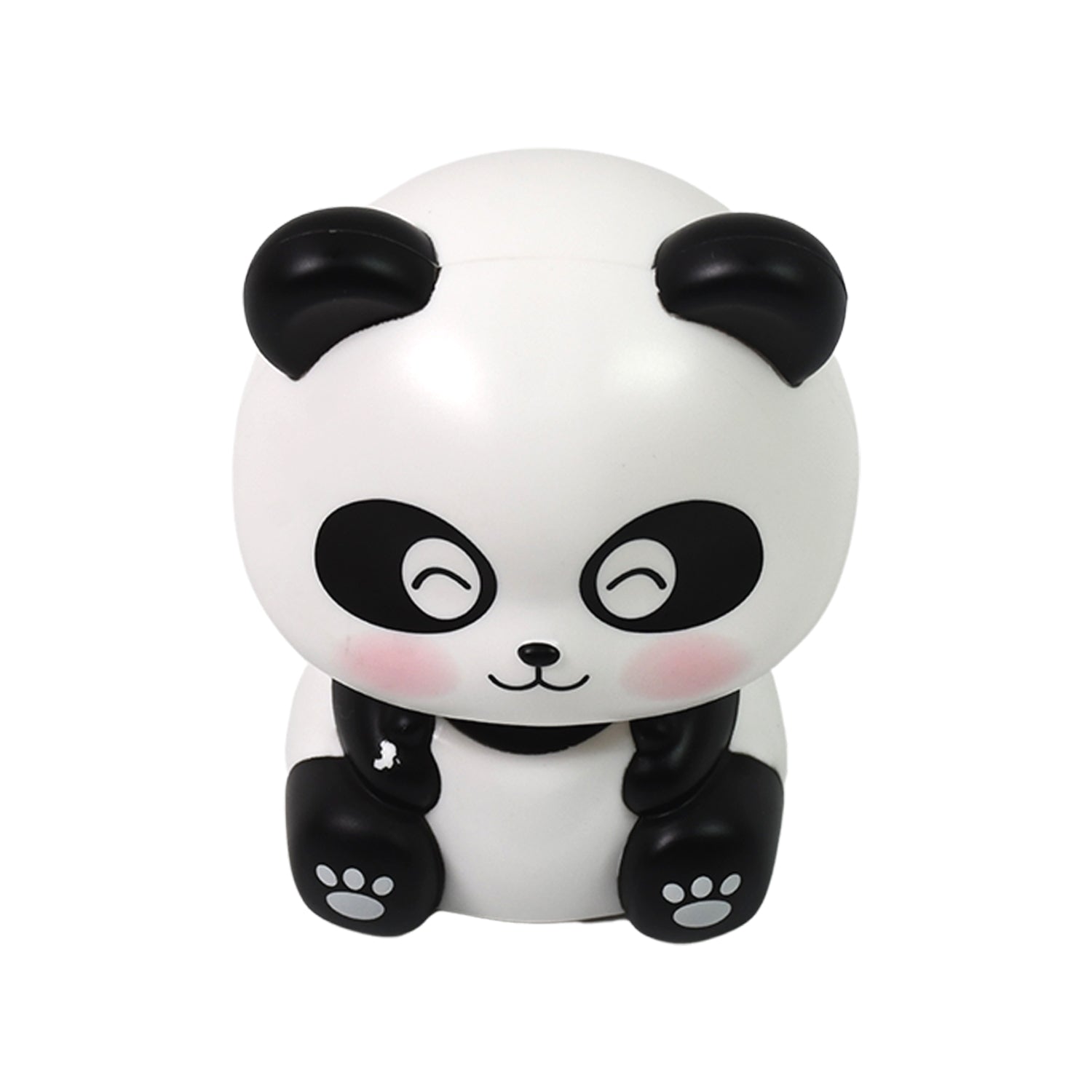 Wobble: Solar-Powered Cute Panda Bobblehead for Car Dashboard & Desk Decor