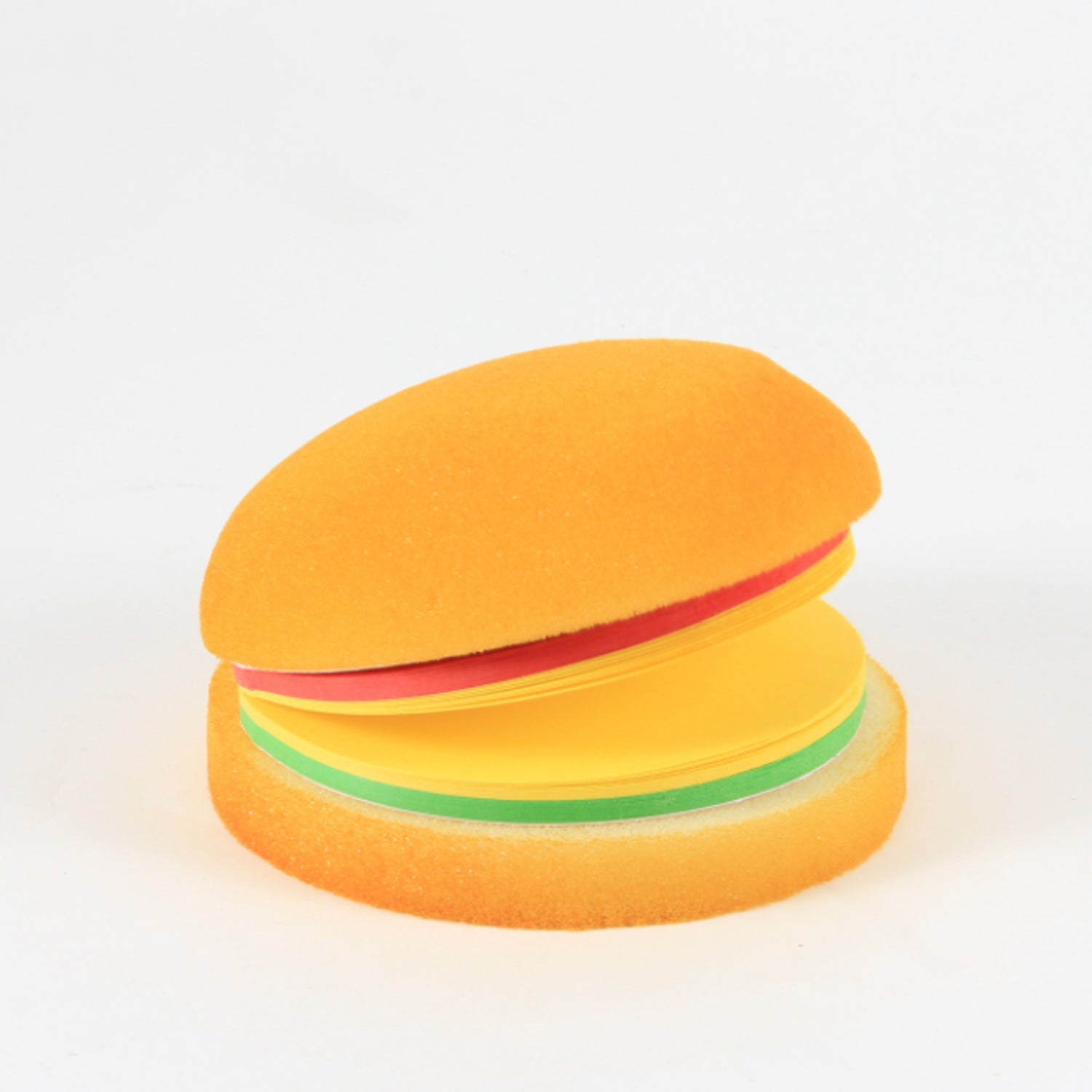 BurgerPad: Fun & Quirky Burger-Shaped Memo Pad with 100 Unruled Pages, Pocket-Size Notepad for Notes & Journaling