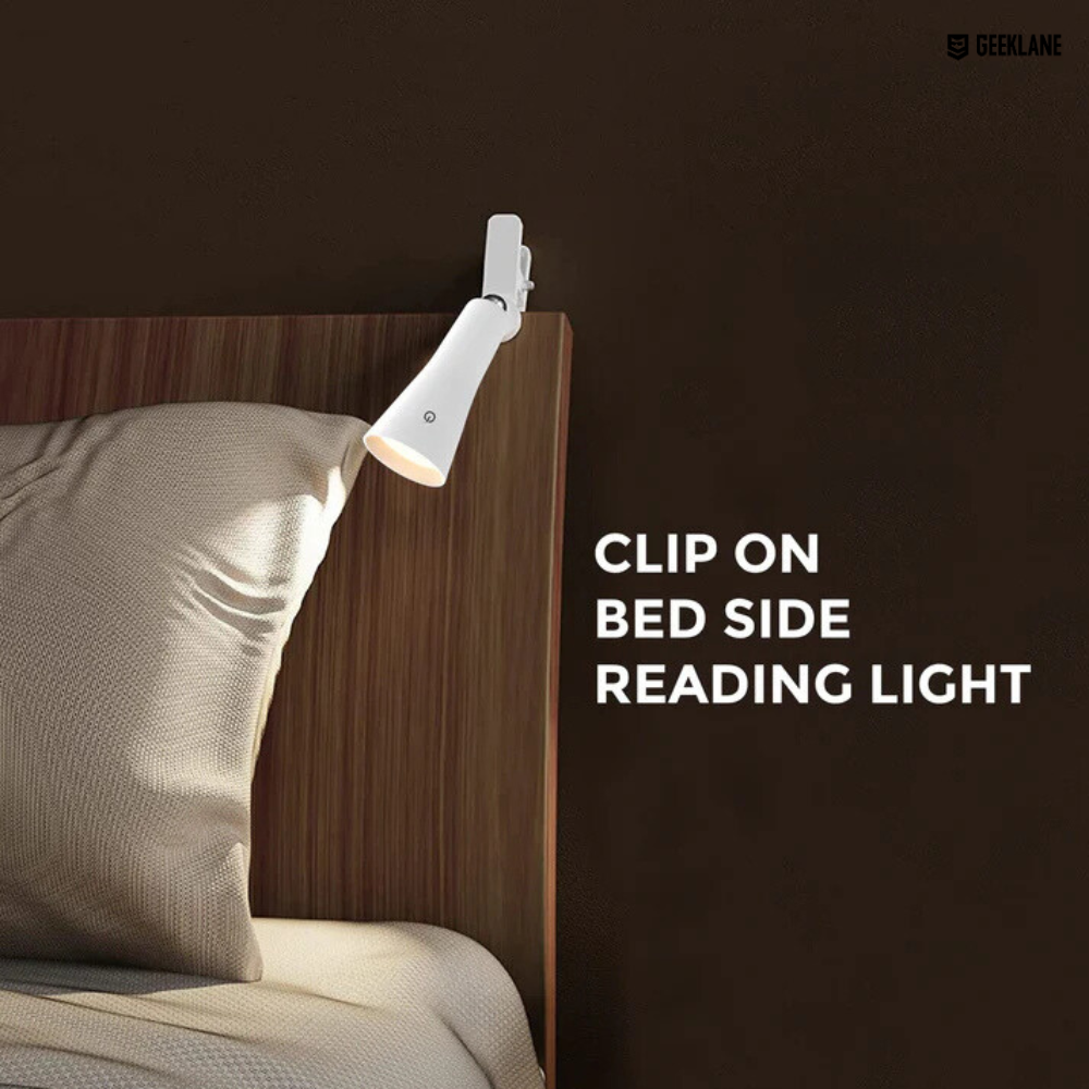 Magneto: Premium Versatile Magnetic LED Lamp with 3 Attachments, Adjustable Brightness & USB-C Rechargeable Battery