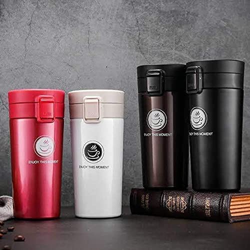 ThermaSip: Double-Wall Insulated Travel Mug (380ml) for Hot & Cold Drinks – Perfect for Coffee, Tea & On-the-Go Use