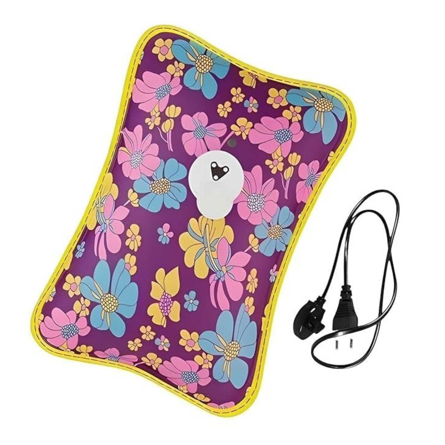 Therma: Electric Heating Pad for Pain Relief & Muscle Relaxation, Reusable Heat Therapy Pad with Charging Cord for Period Cramps, Back Pain & Body Comfort