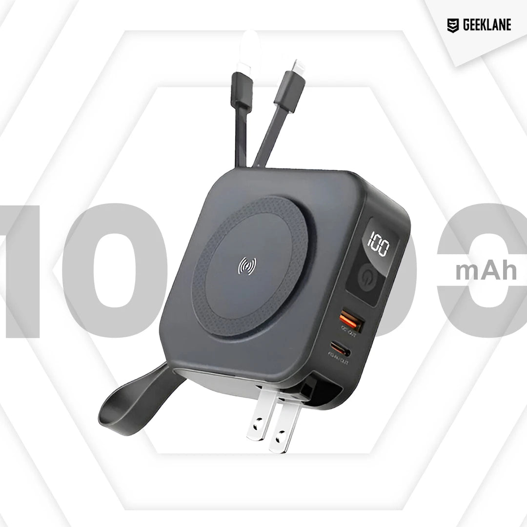 Voyager: Premium All-in-One MagSafe LiPo Power Bank with PD & Outlet P