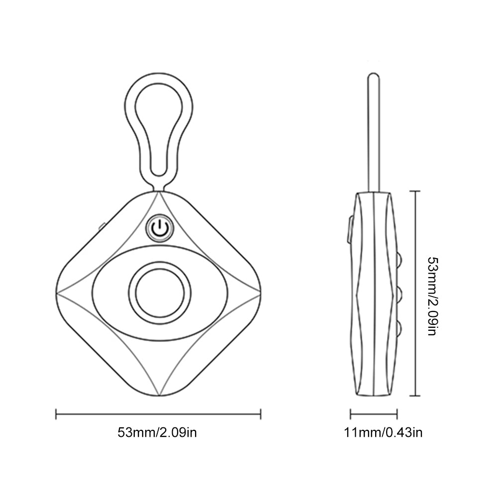 SpyBye: Compact Spy Camera Portable Privacy Protection Scanner for Hotel Rooms, Changing Areas & Rental Home Inspection