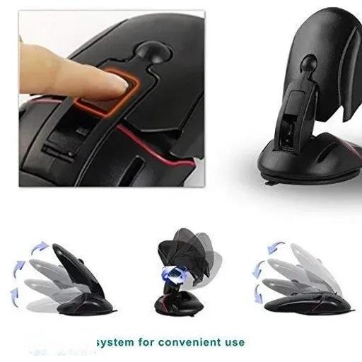 Transform: Multifunctional Foldable Car Mobile Holder with One-Button Release & Dashboard Mount