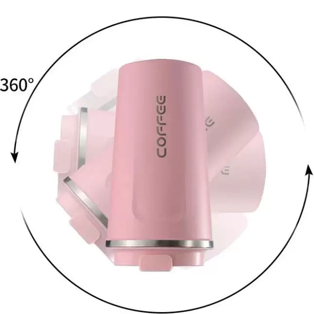 BrewBee: Smart LED Temperature Tumbler, 500ml Stainless Steel Travel Mug with Leak-Proof Lid, Touch Screen & Thermal Design for Hot & Cold Drinks