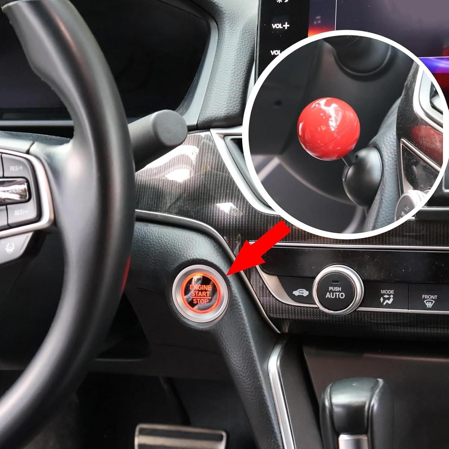 JoyStick: Arcade Push Start Button Cover with Joystick Design for Car Engine Ignition Protection & Decoration