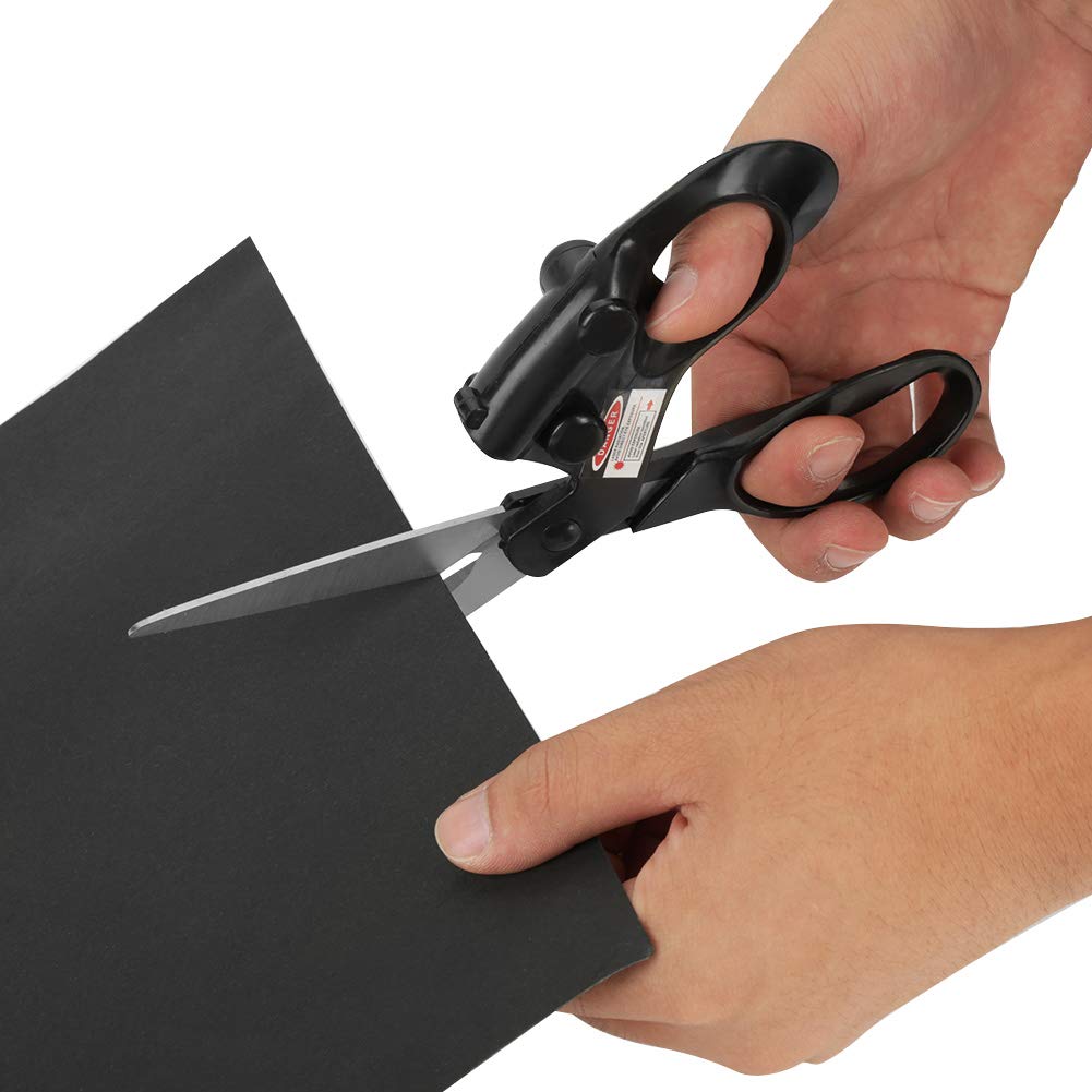LaserCut: Laser guided Scissors with Stainless Steel Blades, Built-In Laser Pointer Guide for Art & Craft Straight Cutting