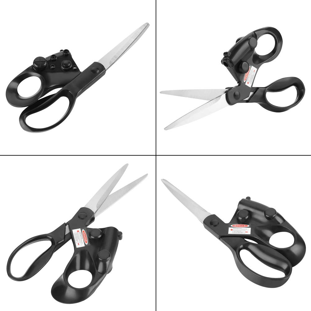 LaserCut: Laser guided Scissors with Stainless Steel Blades, Built-In Laser Pointer Guide for Art & Craft Straight Cutting