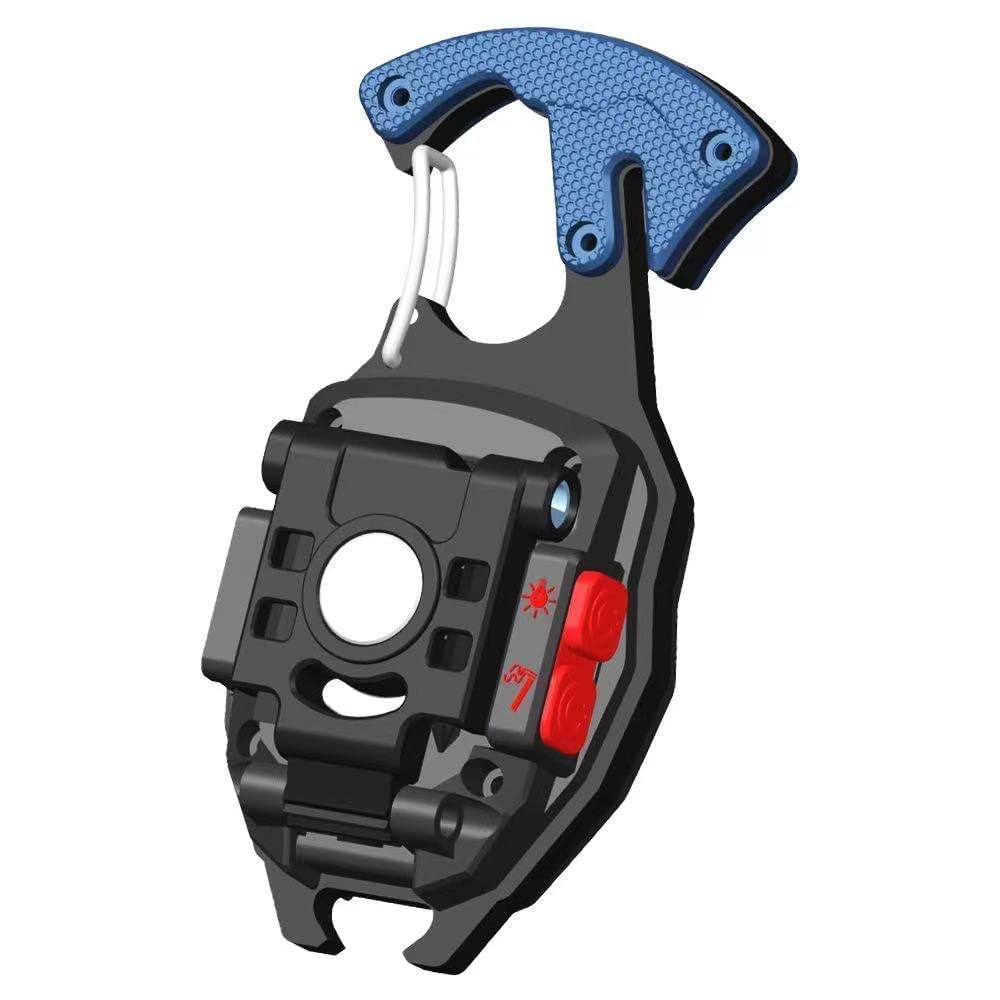 Glowbit: Ultimate 9-in-1 LED Keychain COB Light with Magnetic Base, Multi Tools & USB-C Charging