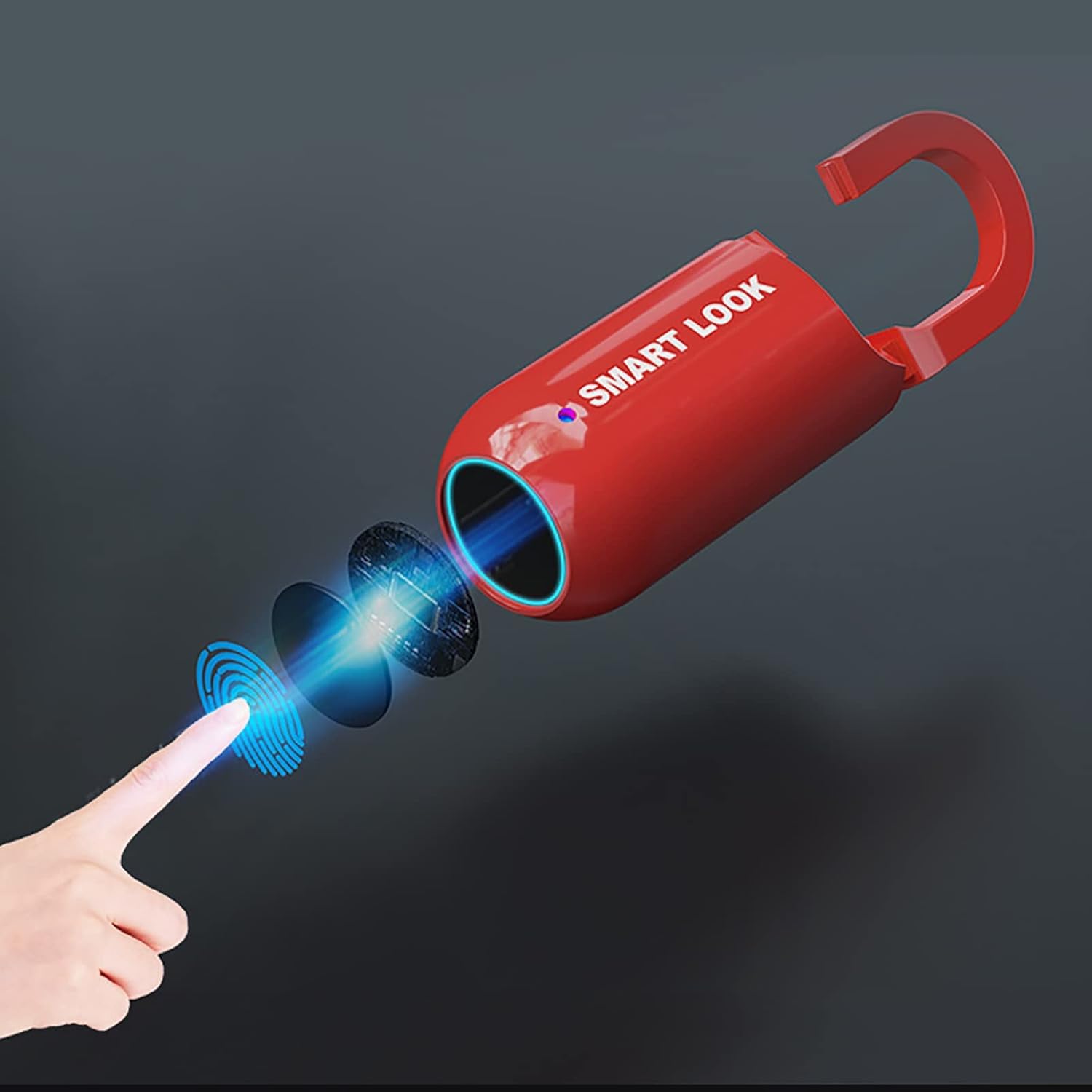 BioLock: Smart Fingerprint Lock with 0.2s Quick Unlock, Durable Shell, Zinc Alloy Build & Type-C Charging