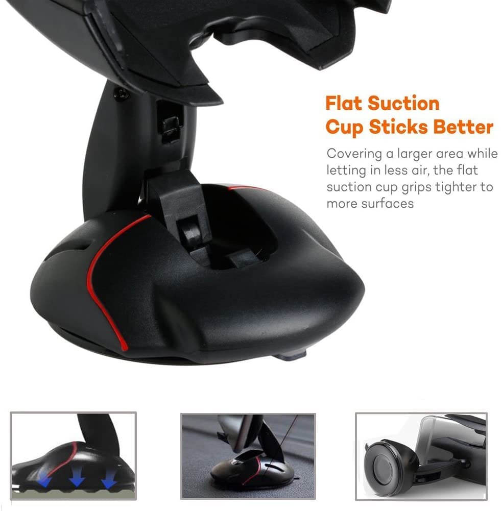 Transform: Multifunctional Foldable Car Mobile Holder with One-Button Release & Dashboard Mount
