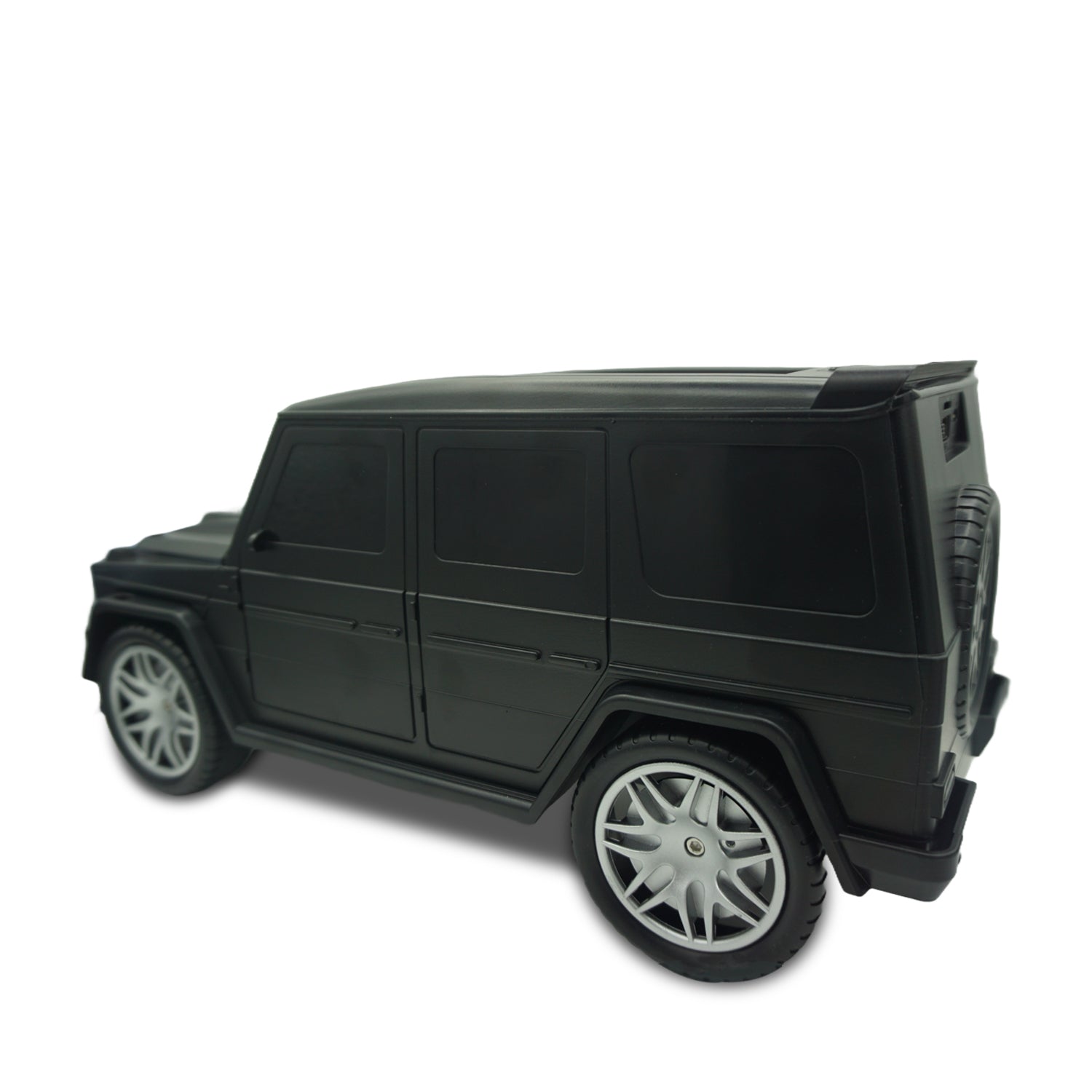 BassWagon: Rugged G Wagon Inspired Design Big Size Solar-Powered Bluetooth Speaker with Portable Wireless Speaker with Flashlight, USB, FM Radio & Outdoor-Friendly Build (colour may vary)