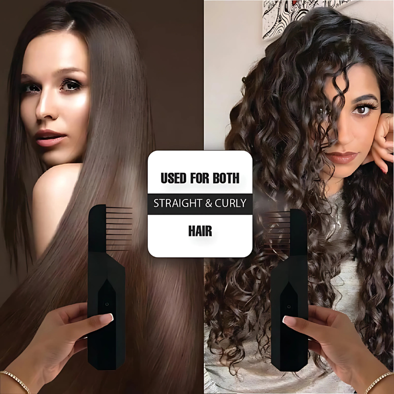 Divine: Rechargeable Bakhoor Natural Fragrance Comb & Electric Incense Diffuser for Hair, Aromatherapy, Meditation & Yoga