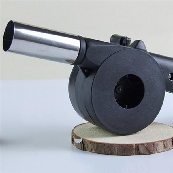 FireStarter: Portable Hand Crank BBQ Air Blower for Quick Fire Starting & Outdoor Grilling