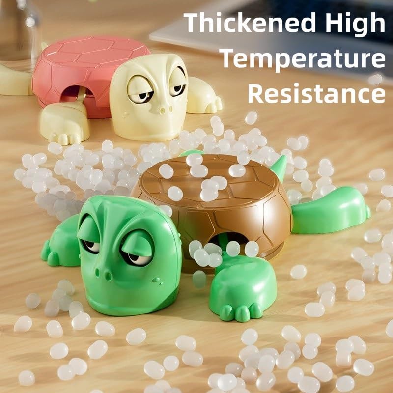 Turtini: Funny Turtle Cup Holder & Coaster, Popping Drink Tortoise Coaster for Table, Desk & Bar Decor