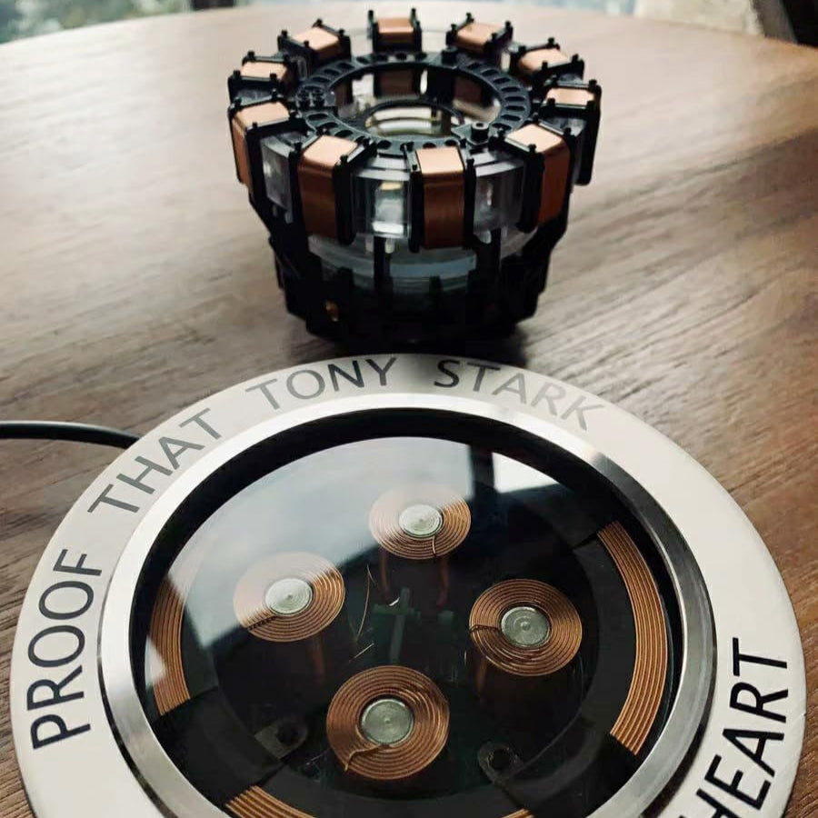 ArcNex: Levitating MK1 Arc Reactor Decor & Collectible & 360° Free Floating Display — 1:1 Collector Replica for Superhero Fans