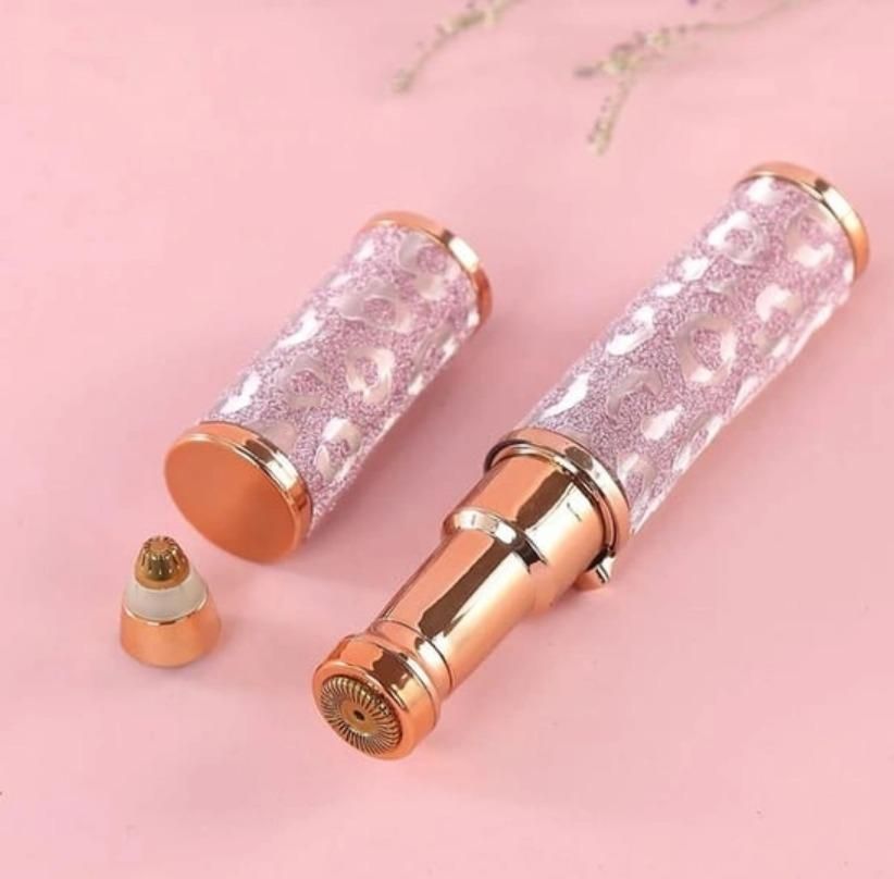 BrowMaster: Painless Rechargeable Eyebrow & Facial Hair Trimmer for Women with Built-in Light, 2-in-1 Precision Epilator for Face, Lips & Nose Hair Removal