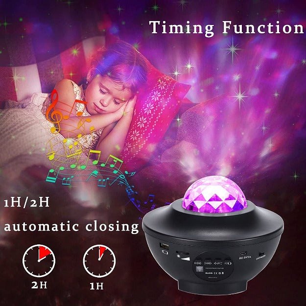 Trippiyii: Galaxy Star Projector with Bluetooth Speaker, Remote Control & Multicolor LED Lights for Bedroom & Home Décor