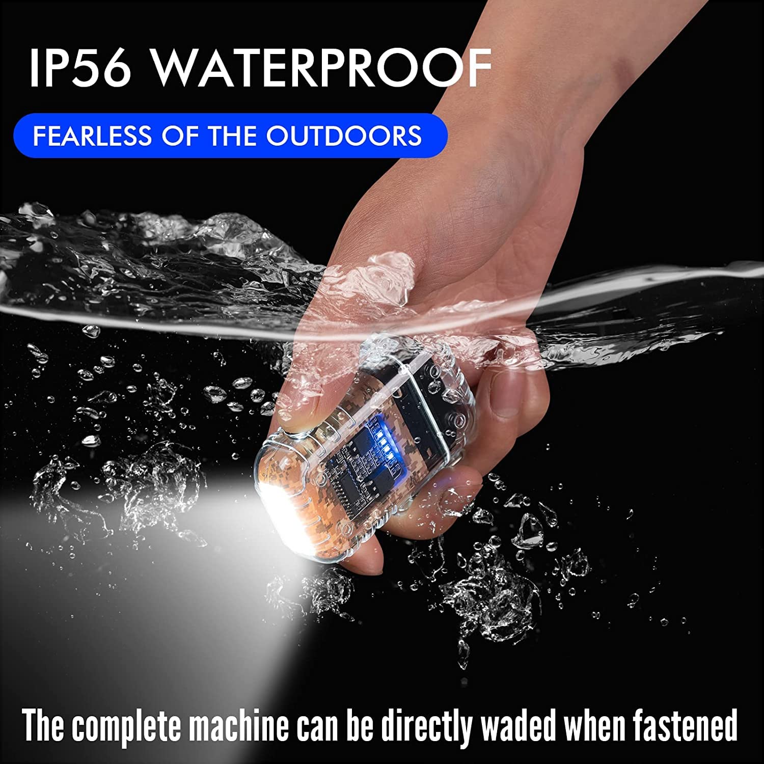 Arc: Dual Arc Windproof & Waterproof Lighter with Bright Torch C-Type Charging & Display