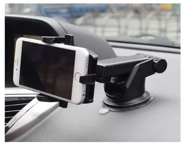 Revolex: 360° Rotating Car Dashboard Mobile Holder with Strong Suction Cup & Quick Release Button