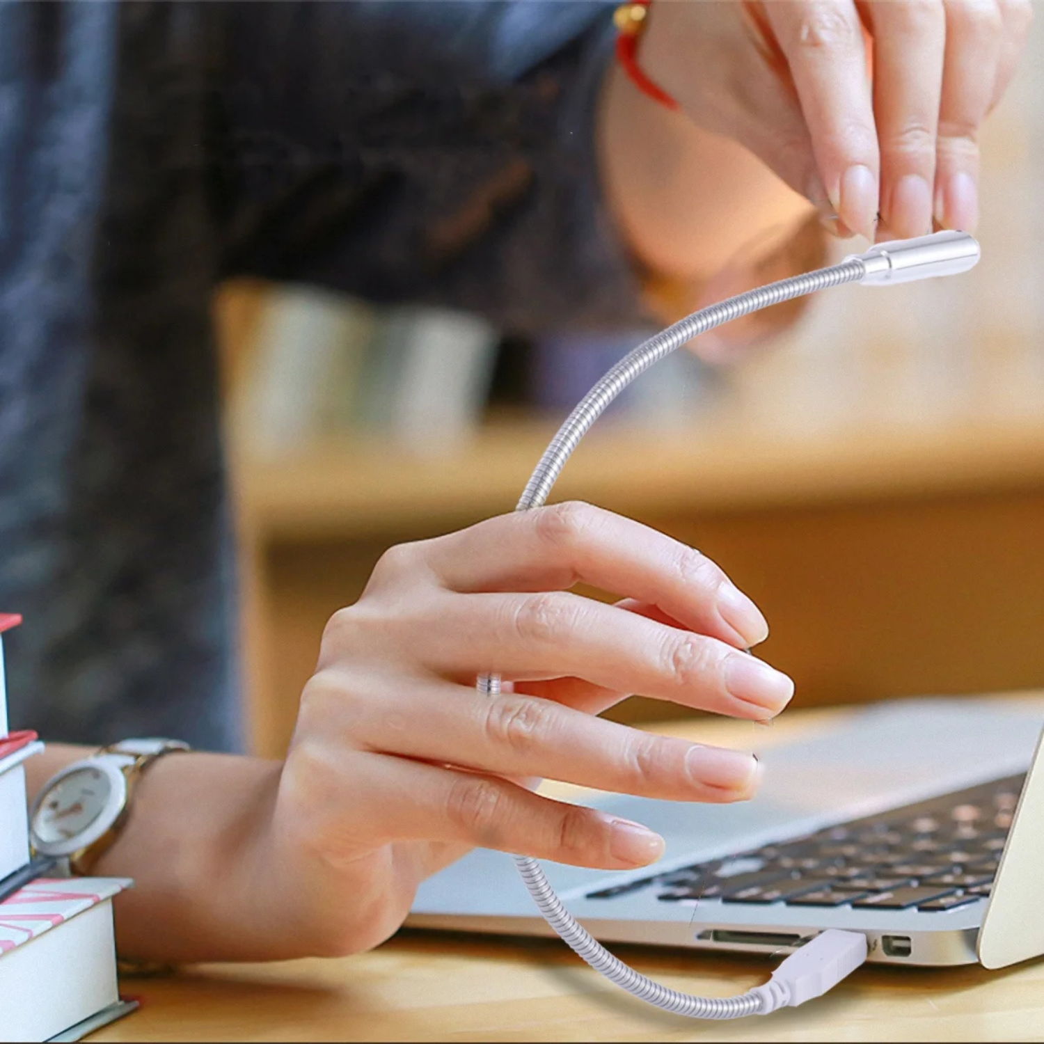 Flexy: Flexible USB Laptop Light for Eye Comfort & Productivity, LED Desk Lamp for Reading, Night Work & Reduced Eye Strain on Laptop, PC & Power Bank