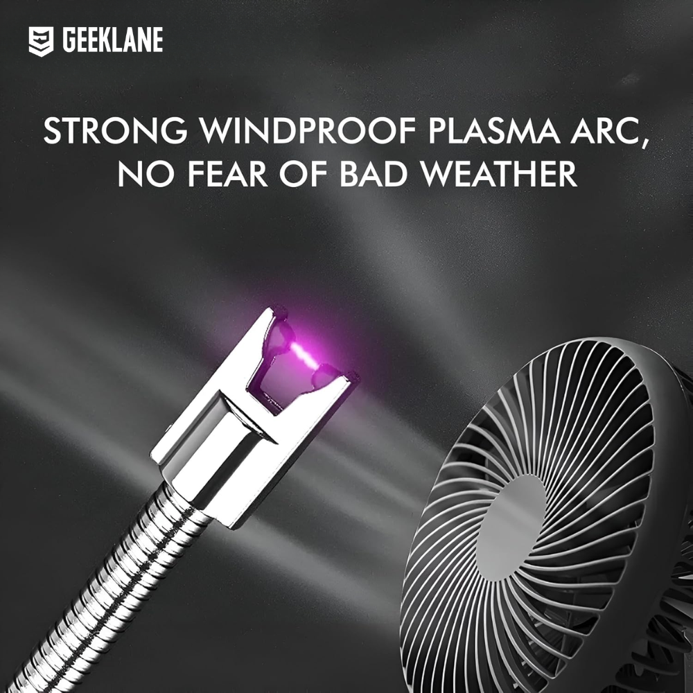 Sparq: Rechargeable Electric Arc Lighter, Windproof with Flexible Neck & USB-C Port for Gas Stove & Candles