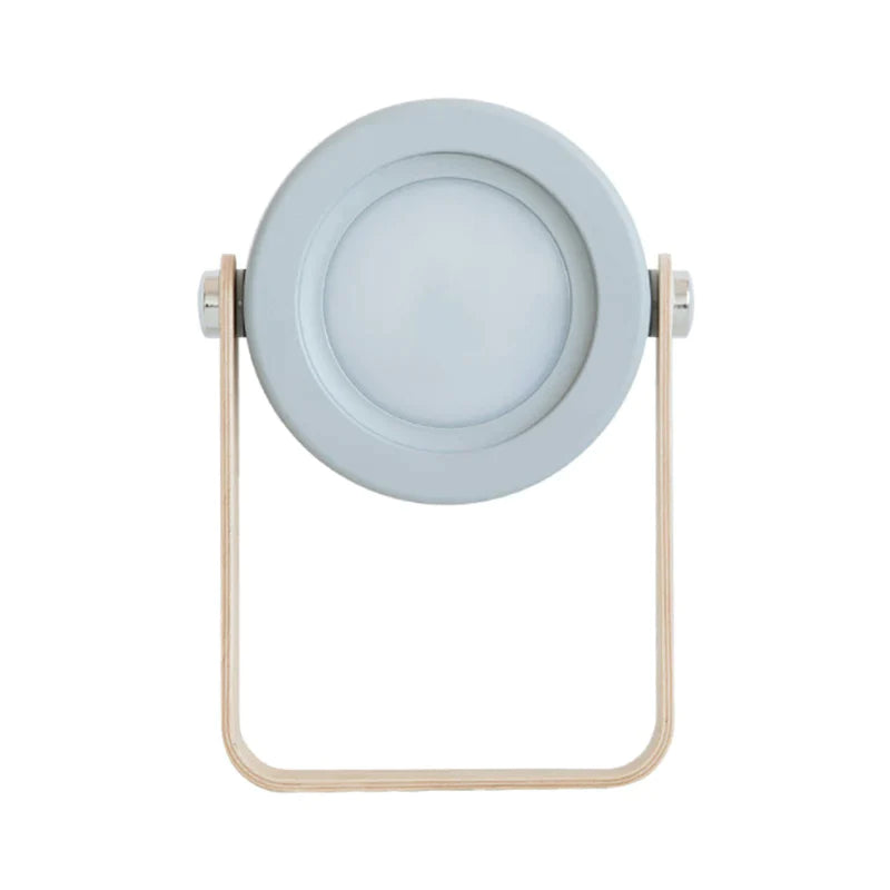 FlexiGlow: Modern 2-in-1 Rechargeable LED Lantern with Foldable Design, Dimmable Touch Control & Portable Wooden Handle