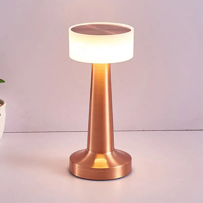 BrioBeam: Metal LED Table Lamp with Warm & Cozy Light, 3-Colour Touch Control, Stepless Dimming & Type-C Charging