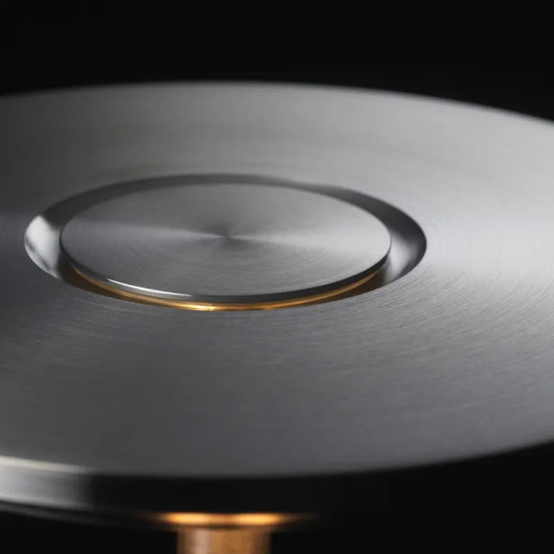 CosmicGlow: Rechargeable Super Premium Cordless LED Table Lamp, Heavy Metal Portable Lamp with Touch Sensor, Stepless Dimming & for Bedroom, Nightstand & Café Ambience