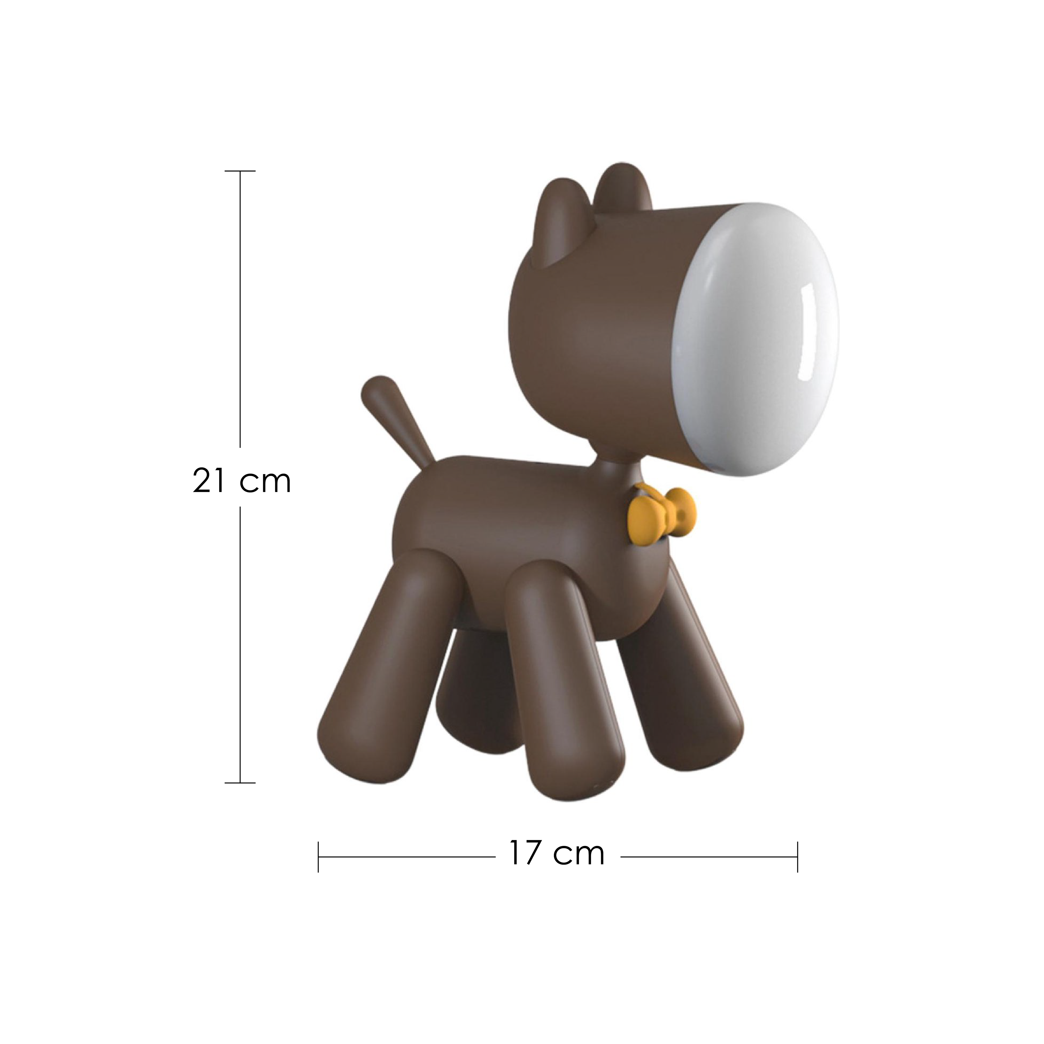 TailWag: Adorable Puppy Table Lamp with USB Rechargeable LED & Foldable Design for Kids' Room & Nursery Décor