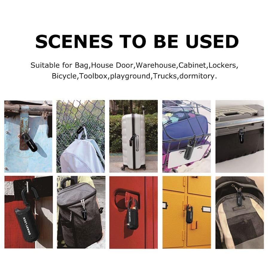 BioLock: Smart Fingerprint Lock with 0.2s Quick Unlock, Durable Shell, Zinc Alloy Build & Type-C Charging