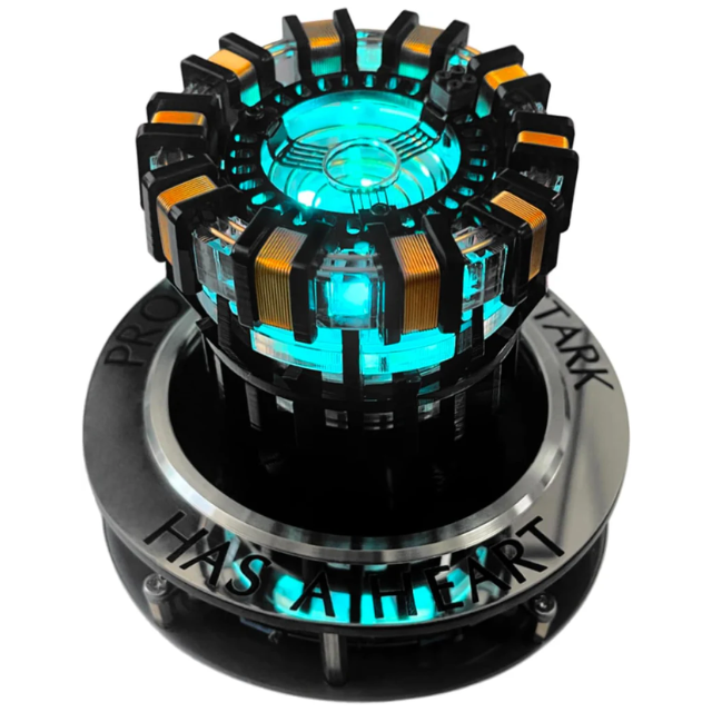 ArcNex: Levitating MK1 Arc Reactor Decor & Collectible & 360° Free Floating Display — 1:1 Collector Replica for Superhero Fans