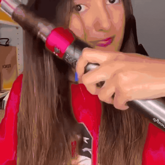 HairGrab: 5-in-1 Hair Styler with Hair Dryer, Air Brush, Straightener, Curler & Volumizer – 1000W One-Step Styling Tool