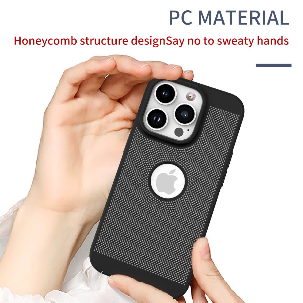 Heat dissipation iPhone Back Cover With Apple Brand Showoff