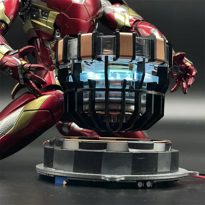 ArcNex: Levitating MK1 Arc Reactor Decor & Collectible & 360° Free Floating Display — 1:1 Collector Replica for Superhero Fans