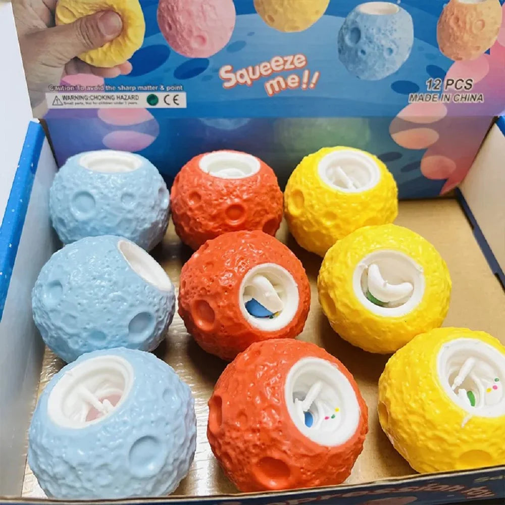 Yeet: Space Explorer Pop-Up Squeeze Fidget Toy for Stress Relief & Fun (Pack of 2)