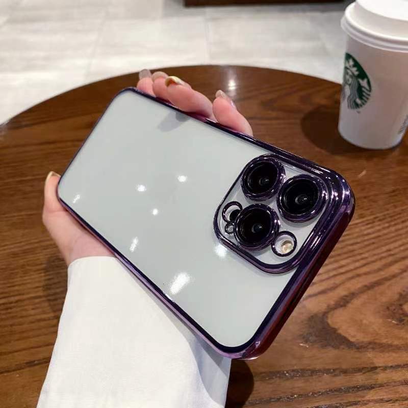 iPhone Never Yellowing Silicone Transparent Back Cover with Camera Protection