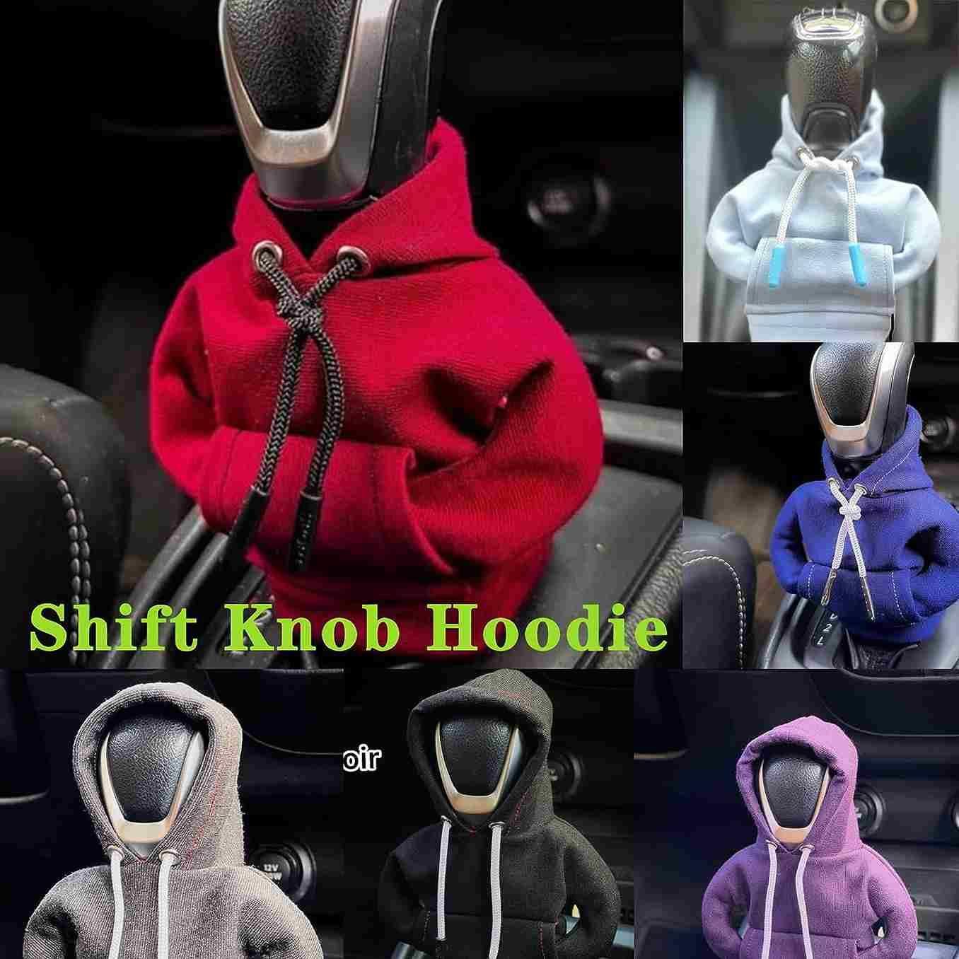 ShiftCozy: Universal Car Gear-Shift Hoodie – Cute & Funny Sweater Cover for Gear Knob Protection & Decoration