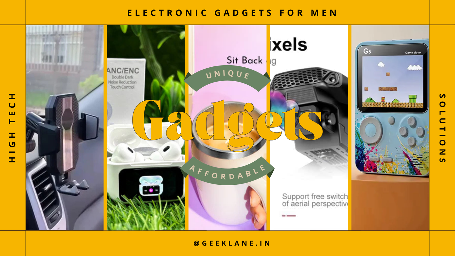 The ultimate guide to electronic gadgets for men with high-tech solutions for daily challenges