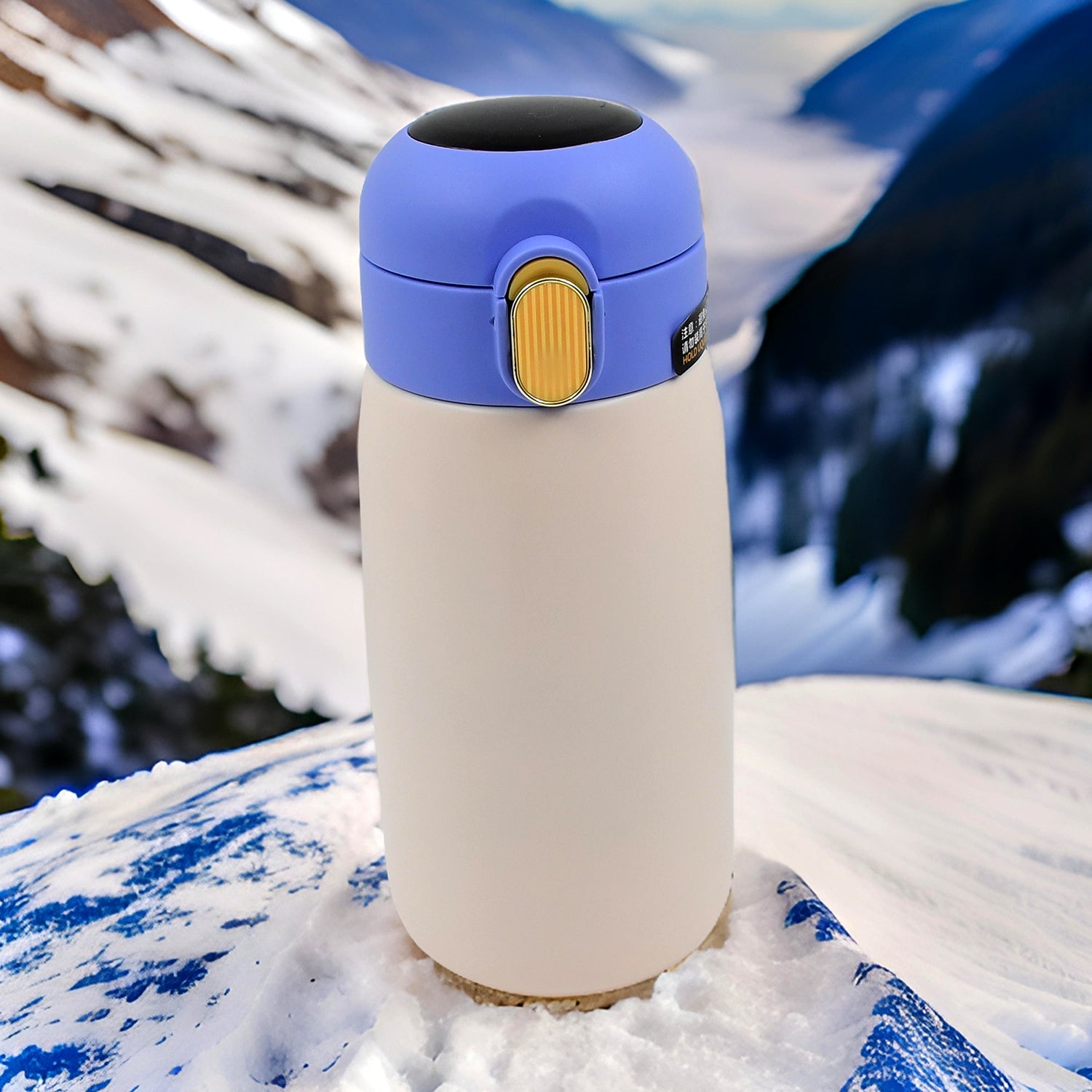 SmartSip: LED Temperature Display Vacuum Insulated Water Bottle (420ml)