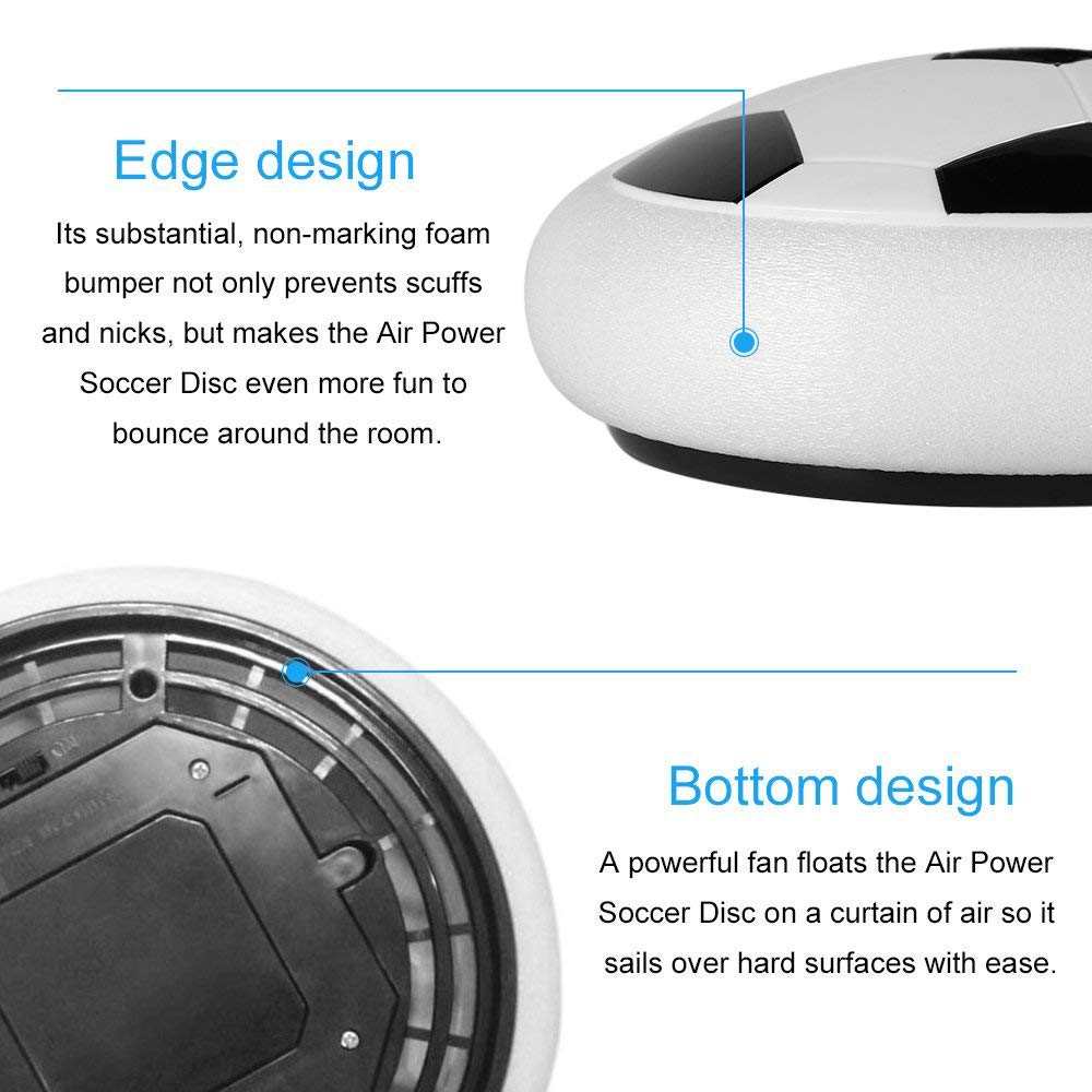 AirSoccer: Magic Air Indoor Football with Inbuilt Battery
