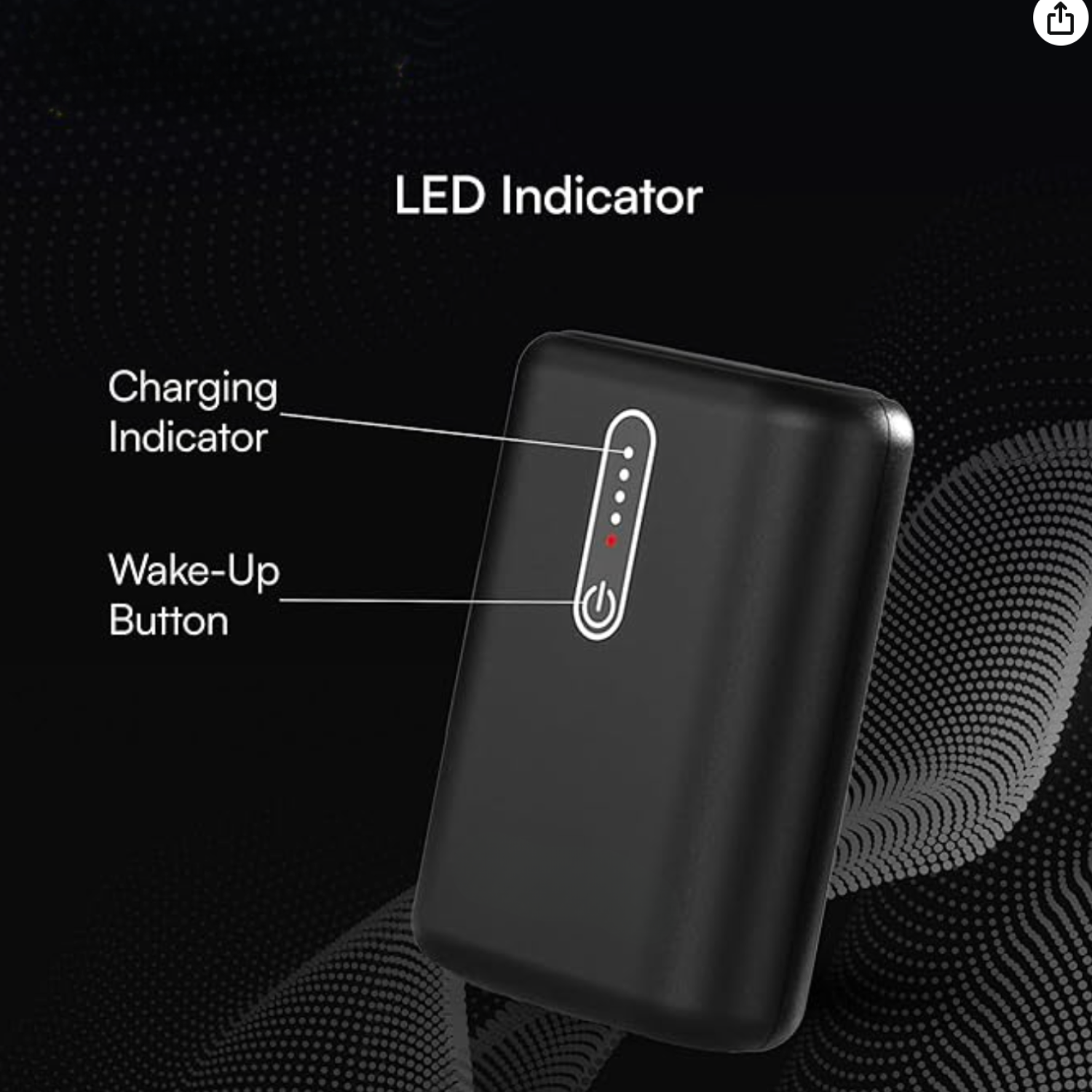 Podex: 10000mAh Ultra-Compact Power Bank with 22.5W Fast Charging, Dual Output, LED Indicator & Type-C Input/Output