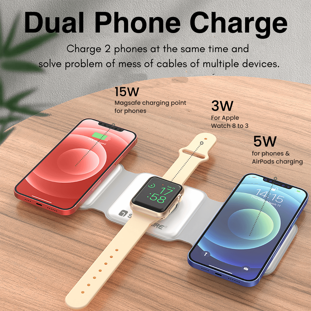 MagTrio: 3-in-1 Wireless Charger